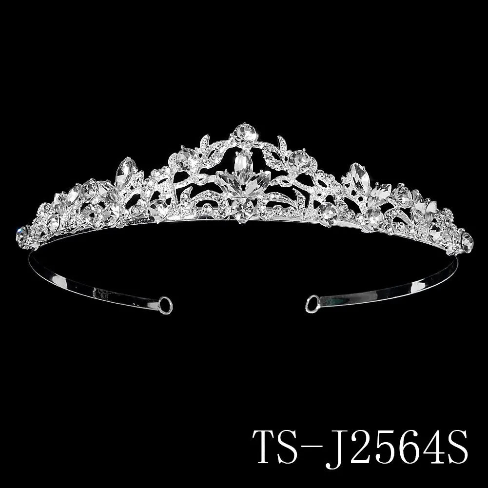 Rhinestone Wedding Crown Hair Jewelry Bridal Headpiece Hair Accessories for Women Crystal Tiara Bride Headdress Bridesmaid Gift - Slobuy