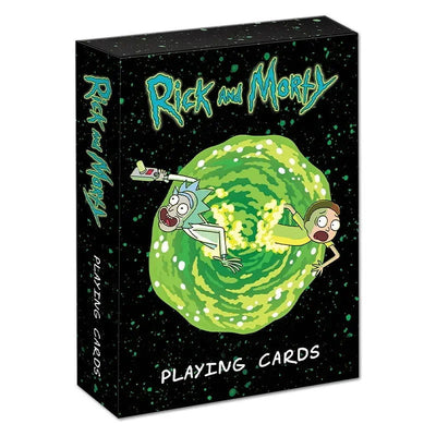 Rick and Morti Playing Cards Television Peripherals Card Poker Board Game Poker Cosplay Toys Party Supplies Toys - Slobuy