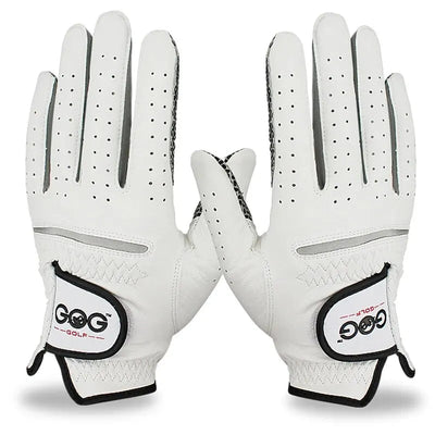 Pack 1 Pc Golf Gloves Men's Left/Right Hand Soft Breathable Pure Sheepskin With Anti-slip Granules Golf Gloves Golf Men - Slobuy