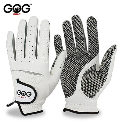 Pack 1 Pc Golf Gloves Men's Left/Right Hand Soft Breathable Pure Sheepskin With Anti-slip Granules Golf Gloves Golf Men - Slobuy