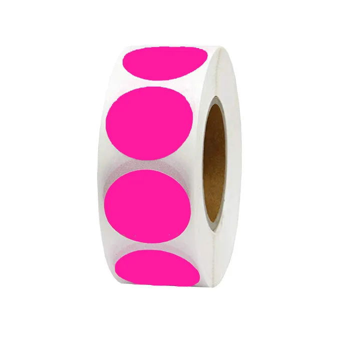 12 Colors 500Pcs/Roll Chroma Label Color Code Dot Labels Stickers Can Writing 1 Inch Teacher Office Supplies Stationery Sticker - Slobuy