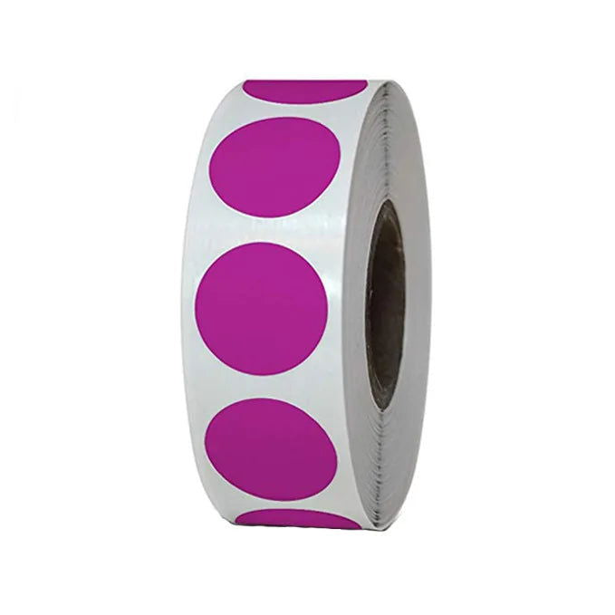 12 Colors 500Pcs/Roll Chroma Label Color Code Dot Labels Stickers Can Writing 1 Inch Teacher Office Supplies Stationery Sticker - Slobuy