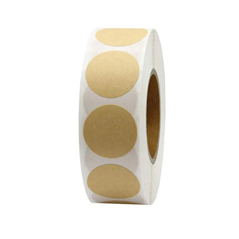12 Colors 500Pcs/Roll Chroma Label Color Code Dot Labels Stickers Can Writing 1 Inch Teacher Office Supplies Stationery Sticker - Slobuy