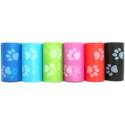 120 Rolls Dog Poop Bag Outdoor Cleaning Poop Bag Outdoor Clean Pets Supplies for Dog 15Bags/Roll Refill Garbage Bag Pet Supplies - Slobuy