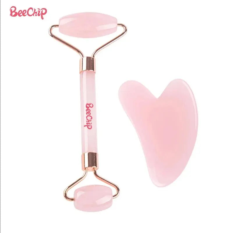 Roller & Gua Sha, Face Roller, Facial Beauty Roller Skin Care Tools Massager Resin Facial Massage For Face, Eyes, Neck, Body - Slobuy