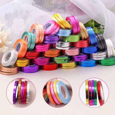 10Meter/Rolls 5mm Balloon Ribbon Party Birthday Wedding Accessorie Laser Balloon Chain Satin Ribbons Crafts DIY Party Decoration - Slobuy
