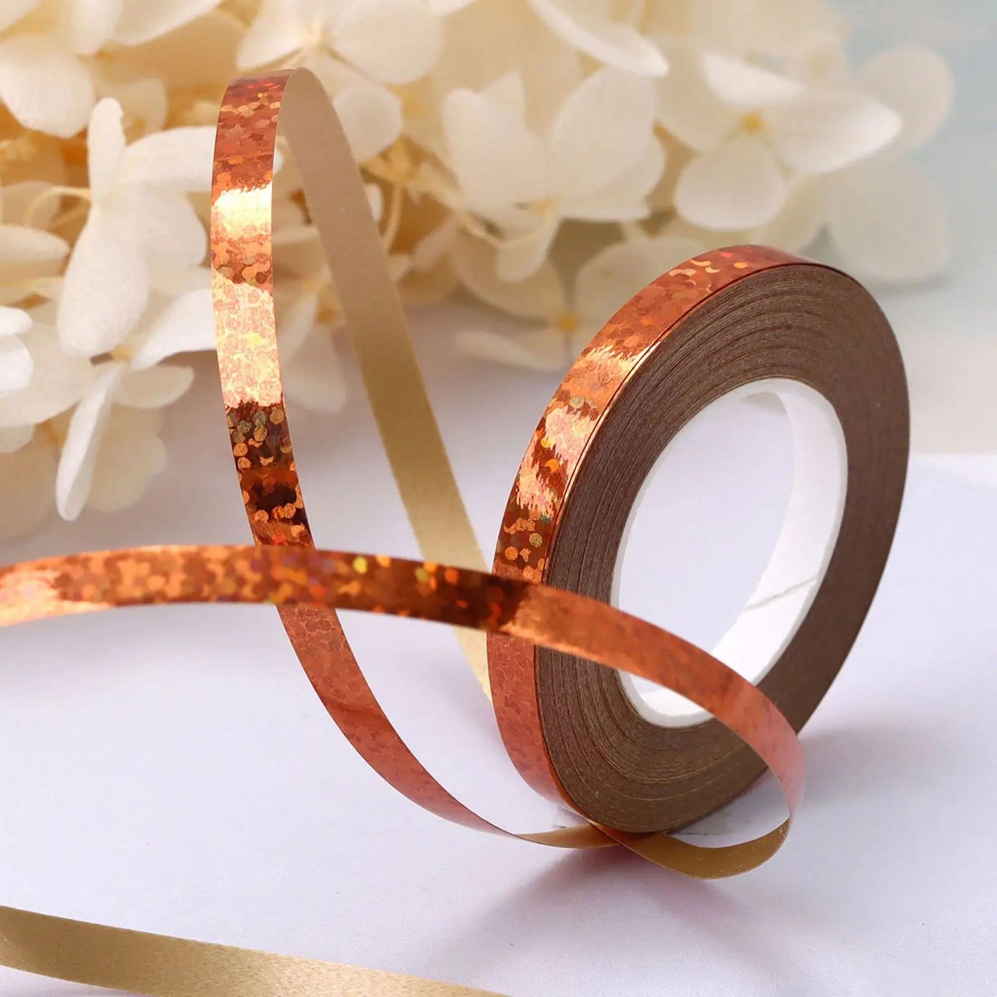 10Meter/Rolls 5mm Balloon Ribbon Party Birthday Wedding Accessorie Laser Balloon Chain Satin Ribbons Crafts DIY Party Decoration - Slobuy