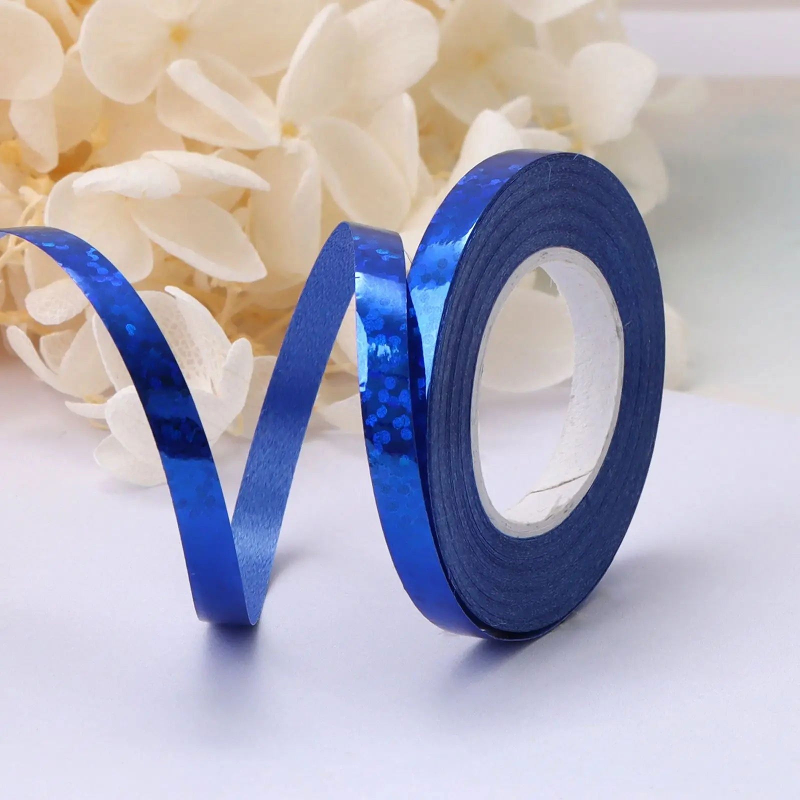 10Meter/Rolls 5mm Balloon Ribbon Party Birthday Wedding Accessorie Laser Balloon Chain Satin Ribbons Crafts DIY Party Decoration - Slobuy