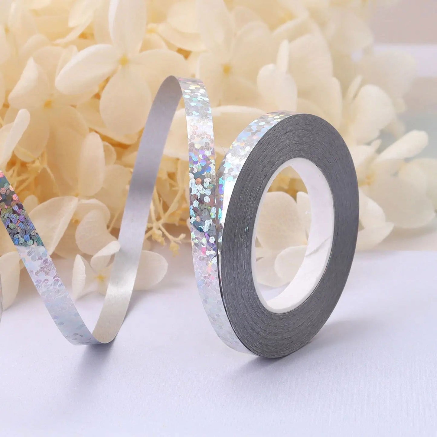 10Meter/Rolls 5mm Balloon Ribbon Party Birthday Wedding Accessorie Laser Balloon Chain Satin Ribbons Crafts DIY Party Decoration - Slobuy