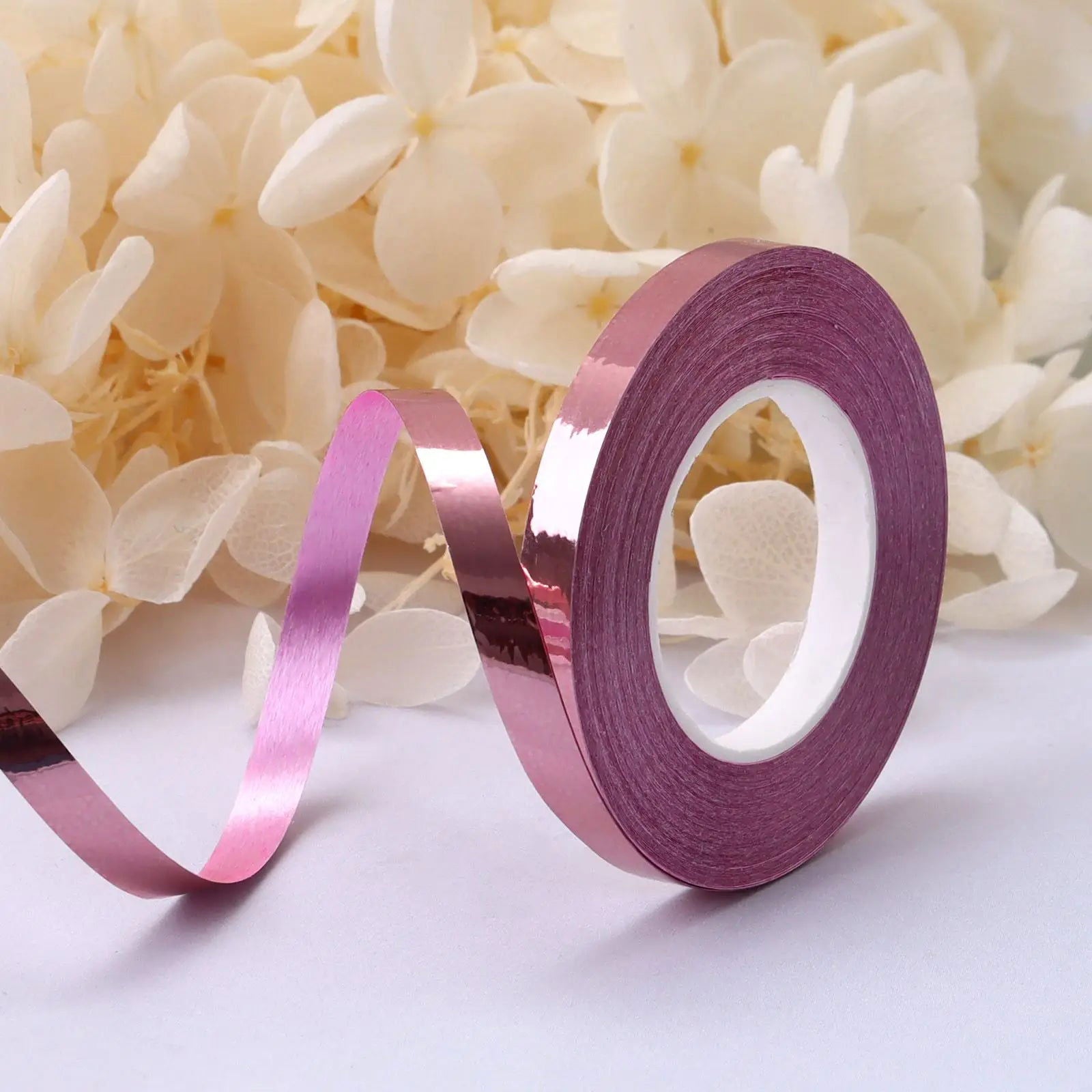 10Meter/Rolls 5mm Balloon Ribbon Party Birthday Wedding Accessorie Laser Balloon Chain Satin Ribbons Crafts DIY Party Decoration - Slobuy