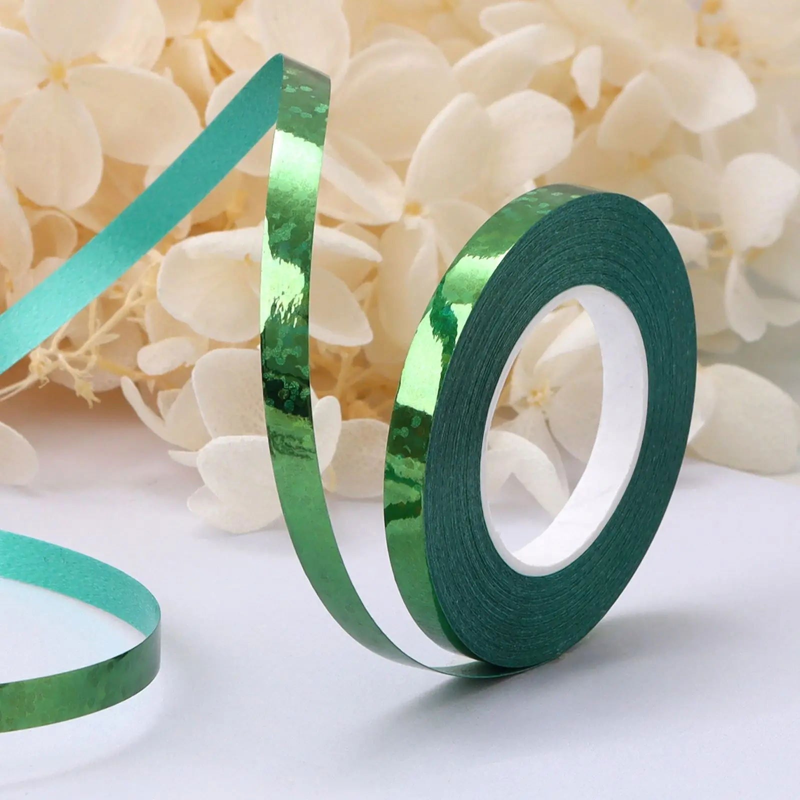 10Meter/Rolls 5mm Balloon Ribbon Party Birthday Wedding Accessorie Laser Balloon Chain Satin Ribbons Crafts DIY Party Decoration - Slobuy
