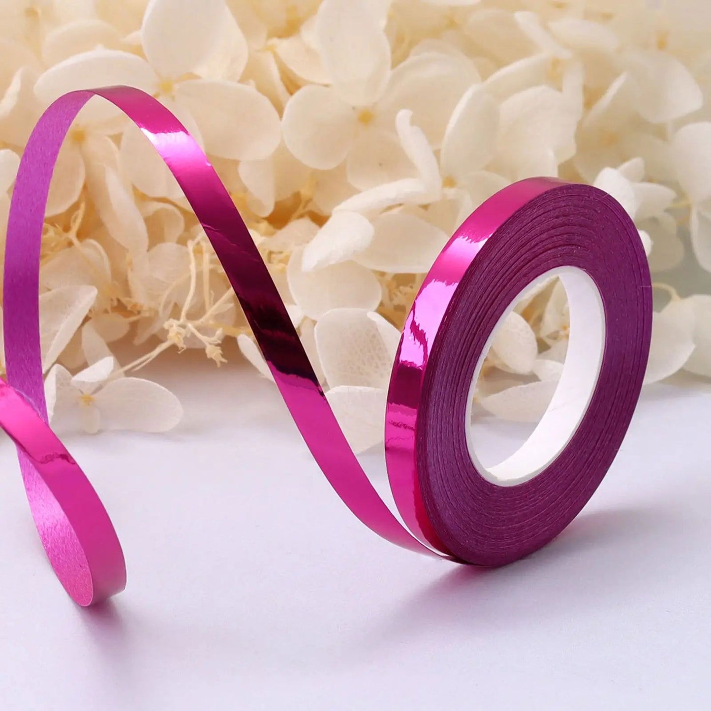 10Meter/Rolls 5mm Balloon Ribbon Party Birthday Wedding Accessorie Laser Balloon Chain Satin Ribbons Crafts DIY Party Decoration - Slobuy