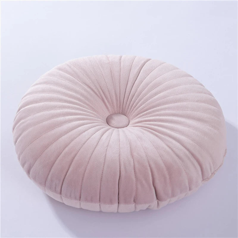 Round Pouf Throw Pillow Tatami Cushion Home Decorative Sofa Cushion Bed Chair Floor Coussin Soft Seat Pillow Pad 35x35cm - Slobuy