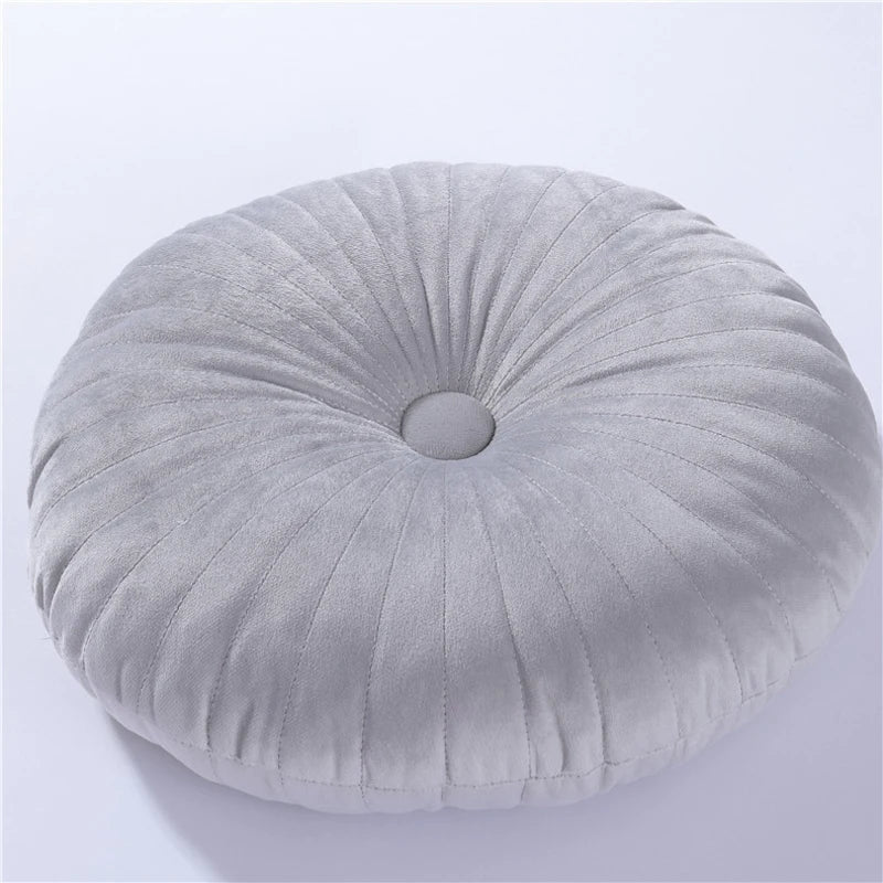 Round Pouf Throw Pillow Tatami Cushion Home Decorative Sofa Cushion Bed Chair Floor Coussin Soft Seat Pillow Pad 35x35cm - Slobuy