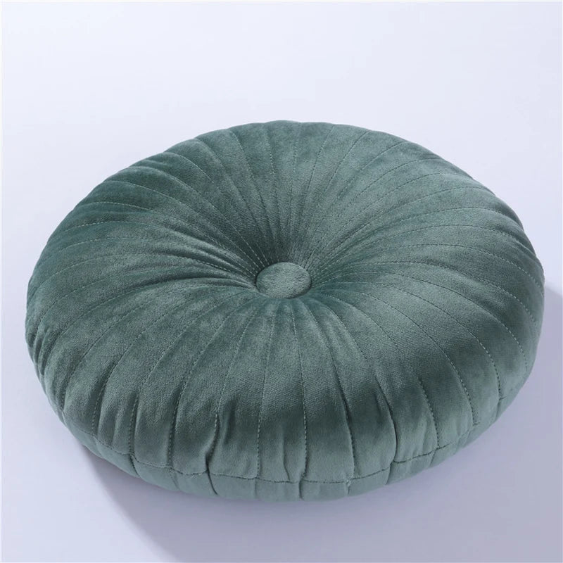 Round Pouf Throw Pillow Tatami Cushion Home Decorative Sofa Cushion Bed Chair Floor Coussin Soft Seat Pillow Pad 35x35cm - Slobuy