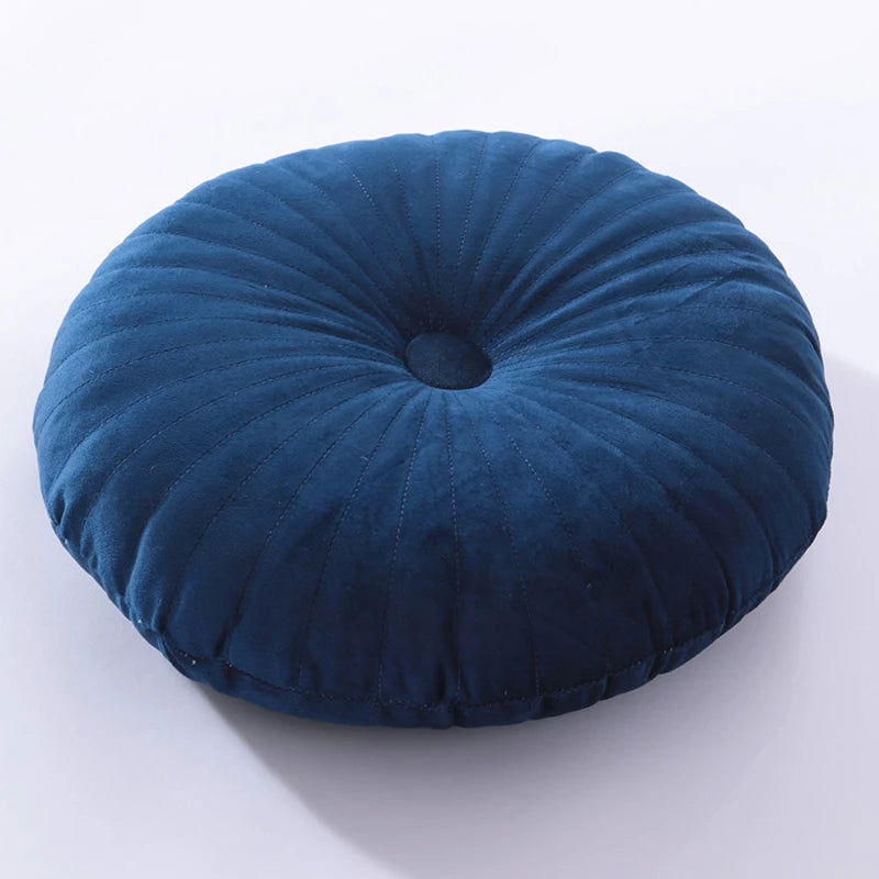 Round Pouf Throw Pillow Tatami Cushion Home Decorative Sofa Cushion Bed Chair Floor Coussin Soft Seat Pillow Pad 35x35cm - Slobuy