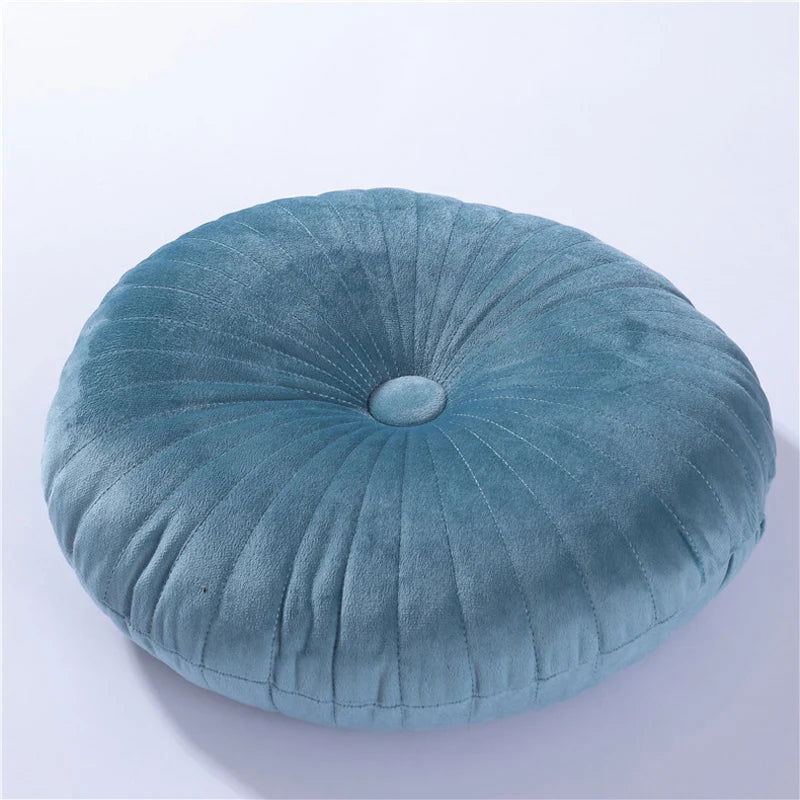 Round Pouf Throw Pillow Tatami Cushion Home Decorative Sofa Cushion Bed Chair Floor Coussin Soft Seat Pillow Pad 35x35cm - Slobuy
