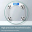 Round Transparent Digital Scale Body Weight Scale Floor Electronic Scales  LCD Scales Body Weighing Scale For Bathroom - Slobuy
