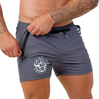 Running Sport Shorts Men Summer Gym Fitness Bodybuilding Quick Dry Bermuda Male Beach Pants Swim Trunks Jogging Training Bottoms - Slobuy