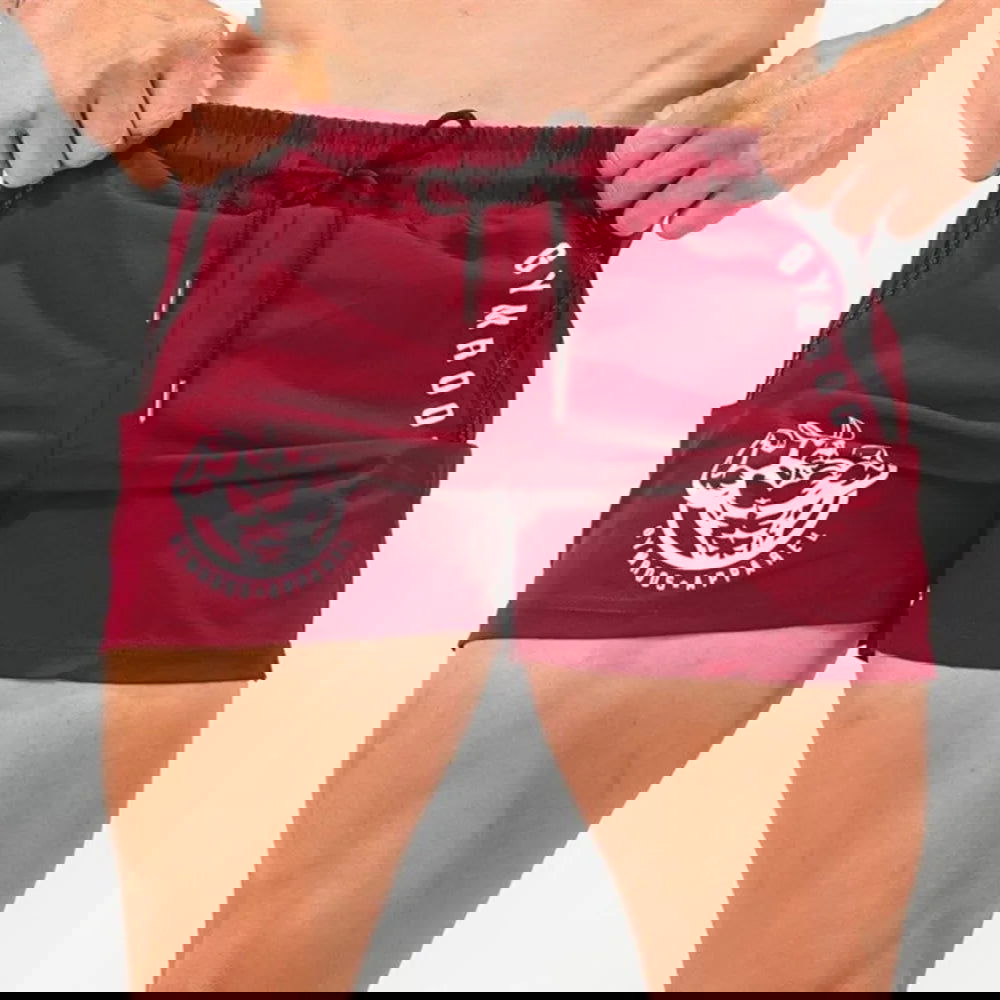 Running Sport Shorts Men Summer Gym Fitness Bodybuilding Quick Dry Bermuda Male Beach Pants Swim Trunks Jogging Training Bottoms - Slobuy
