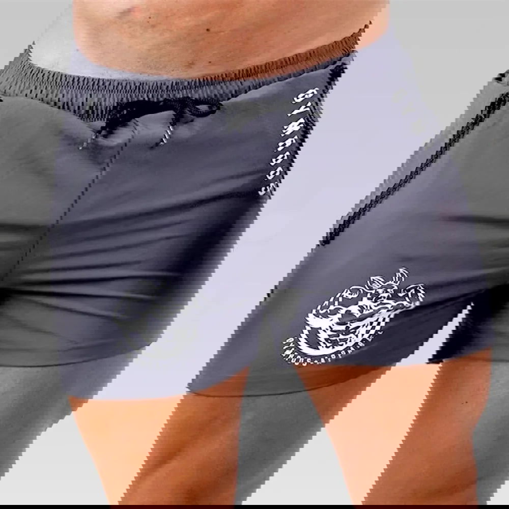 Running Sport Shorts Men Summer Gym Fitness Bodybuilding Quick Dry Bermuda Male Beach Pants Swim Trunks Jogging Training Bottoms - Slobuy