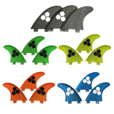 S/M/L Surf Fins UPSURF FCS Fins g3/g5/g7 Thruster Surfboard Fins Honeycomb Surfing Fins Multicolor Sup Fin Sports Accessories - Slobuy