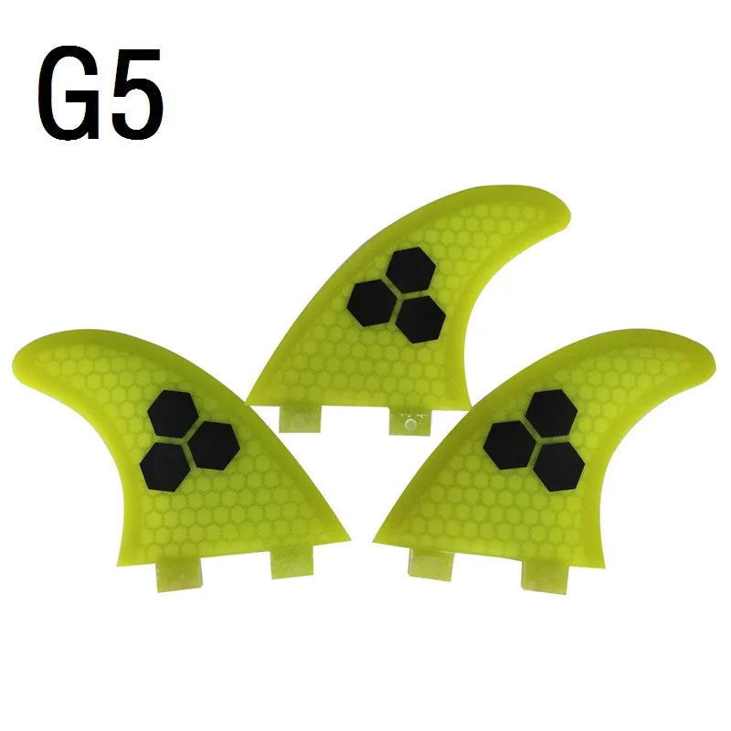 S/M/L Surf Fins UPSURF FCS Fins g3/g5/g7 Thruster Surfboard Fins Honeycomb Surfing Fins Multicolor Sup Fin Sports Accessories - Slobuy