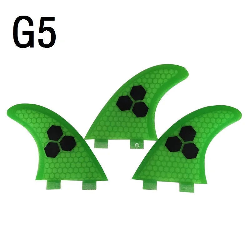 S/M/L Surf Fins UPSURF FCS Fins g3/g5/g7 Thruster Surfboard Fins Honeycomb Surfing Fins Multicolor Sup Fin Sports Accessories - Slobuy
