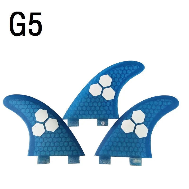 S/M/L Surf Fins UPSURF FCS Fins g3/g5/g7 Thruster Surfboard Fins Honeycomb Surfing Fins Multicolor Sup Fin Sports Accessories - Slobuy