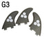 S/M/L Surf Fins UPSURF FCS Fins g3/g5/g7 Thruster Surfboard Fins Honeycomb Surfing Fins Multicolor Sup Fin Sports Accessories - Slobuy