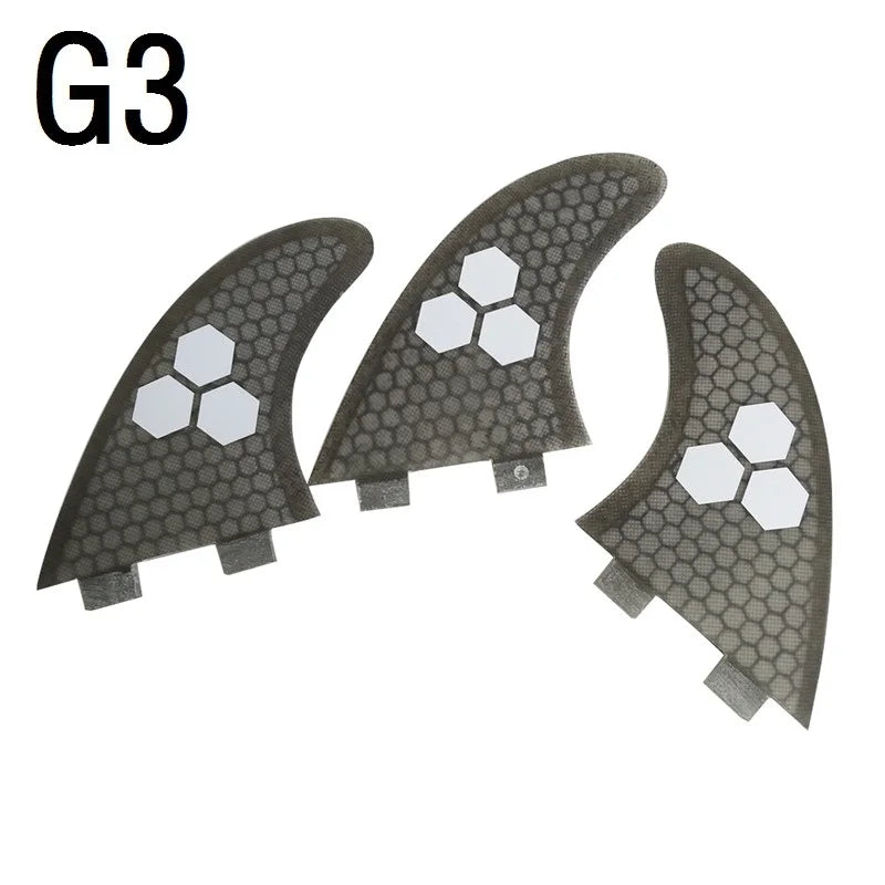 S/M/L Surf Fins UPSURF FCS Fins g3/g5/g7 Thruster Surfboard Fins Honeycomb Surfing Fins Multicolor Sup Fin Sports Accessories - Slobuy