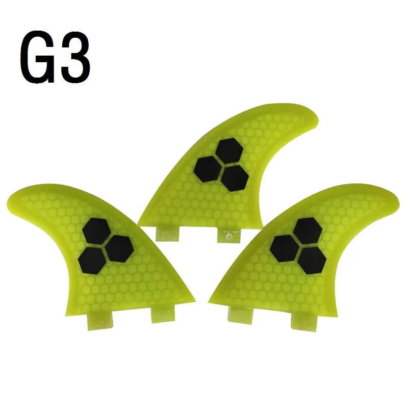 S/M/L Surf Fins UPSURF FCS Fins g3/g5/g7 Thruster Surfboard Fins Honeycomb Surfing Fins Multicolor Sup Fin Sports Accessories - Slobuy