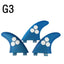 S/M/L Surf Fins UPSURF FCS Fins g3/g5/g7 Thruster Surfboard Fins Honeycomb Surfing Fins Multicolor Sup Fin Sports Accessories - Slobuy
