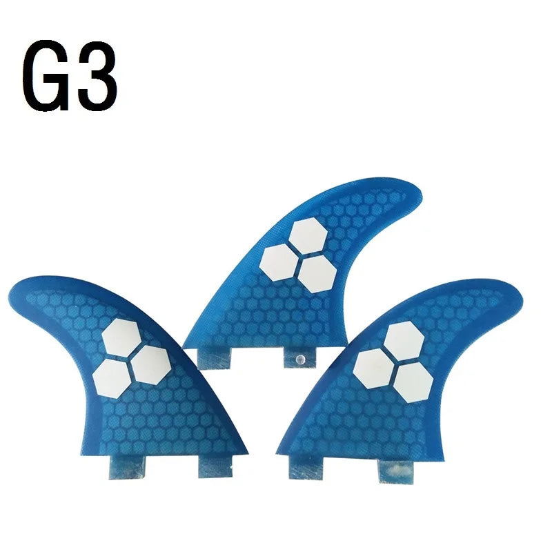 S/M/L Surf Fins UPSURF FCS Fins g3/g5/g7 Thruster Surfboard Fins Honeycomb Surfing Fins Multicolor Sup Fin Sports Accessories - Slobuy