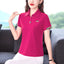 Women's Polo Shirt short sleeve basic shirts Bee Embroidered T-shirt Golf T-shirts Female Sports Polo Tee Oversized Top Pulovers