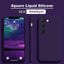 S23 S22 Ultra Plus Case Square Liquid Silicone Phone Case For Samsung Galaxy S23 S22 Ultra Plus S23Plus S23Ultra Soft Back Cover - Slobuy