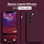 S23 S22 Ultra Plus Case Square Liquid Silicone Phone Case For Samsung Galaxy S23 S22 Ultra Plus S23Plus S23Ultra Soft Back Cover - Slobuy