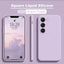 S23 S22 Ultra Plus Case Square Liquid Silicone Phone Case For Samsung Galaxy S23 S22 Ultra Plus S23Plus S23Ultra Soft Back Cover - Slobuy