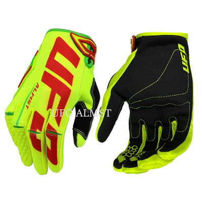 Ufo Almst Mountain Bike Gloves Anti-slip Full Finger Motorcycle Gloves MTB Men Women Breathable Anti-shock BMX Motocross Gloves