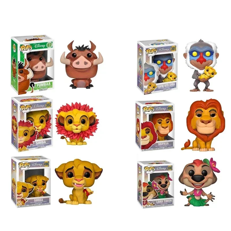 Lion King Simba Pumbaa Pvc POP Doll Collection Action Exquisite Vinly Figure Children Room Decoration Christmas Birthday Gifts