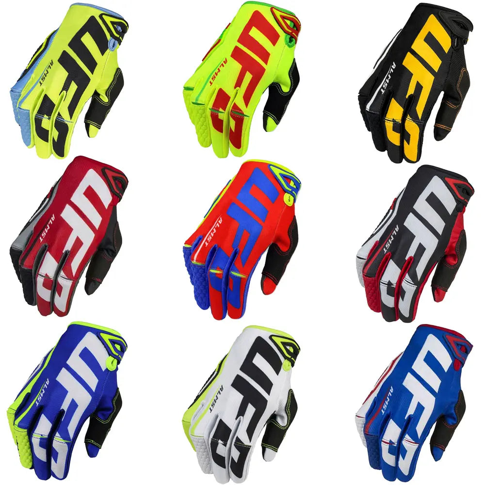 Ufo Almst Mountain Bike Gloves Anti-slip Full Finger Motorcycle Gloves MTB Men Women Breathable Anti-shock BMX Motocross Gloves