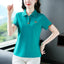 Women's Polo Shirt short sleeve basic shirts Bee Embroidered T-shirt Golf T-shirts Female Sports Polo Tee Oversized Top Pulovers