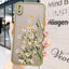 Palm tree Leaves Plant Flower Phone Case for iphone X XR XS 15 11 12 13 14 Pro Max 14 Plus 7 8 Plus Back Shockproof Cover Funda