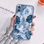 Palm tree Leaves Plant Flower Phone Case for iphone X XR XS 15 11 12 13 14 Pro Max 14 Plus 7 8 Plus Back Shockproof Cover Funda