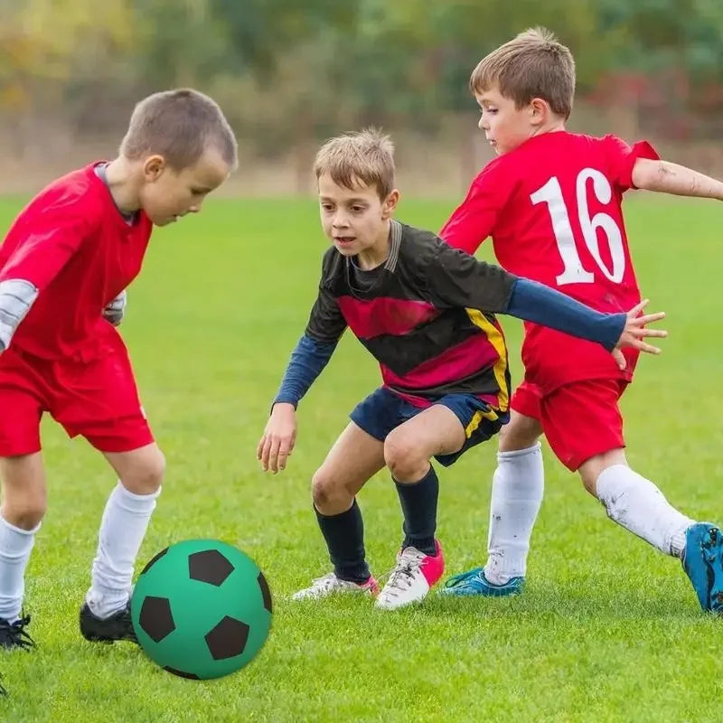 Silent Football Size 5 Indoor Silent Foam Soccer Ball Size 3 Mute Bouncing Ball Silent Basketball Ball Silent Ball Gift for Boys