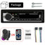 Car Radio 1 din Stereo Player Digital Bluetooth Car MP3 Player 60Wx4 FM Radio Stereo Audio Music USB/SD with In Dash AUX Input - Slobuy