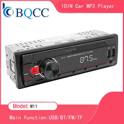 M11 Car Radio Stereo Player Digital Bluetooth Car MP3 Player FM Radio Stereo Audio Music USB/SD with In Dash AUX Input - Slobuy