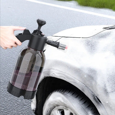 SEAMETAL 2L Hand Pump Foam Sprayer Pneumatic Washer Foam Snow Foam High Pressure Car Wash Spray Bottle for Car Home Cleaning - Slobuy