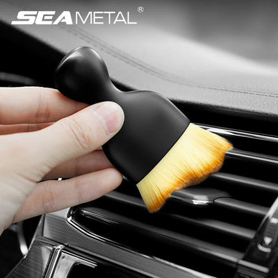 SEAMETAL Car Air Conditioner Cleaning Brush Car Air Outlet Crevice Dust Removal Brushes for Car Interior Cleaning Accessories - Slobuy