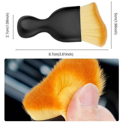 SEAMETAL Car Air Conditioner Cleaning Brush Car Air Outlet Crevice Dust Removal Brushes for Car Interior Cleaning Accessories - Slobuy